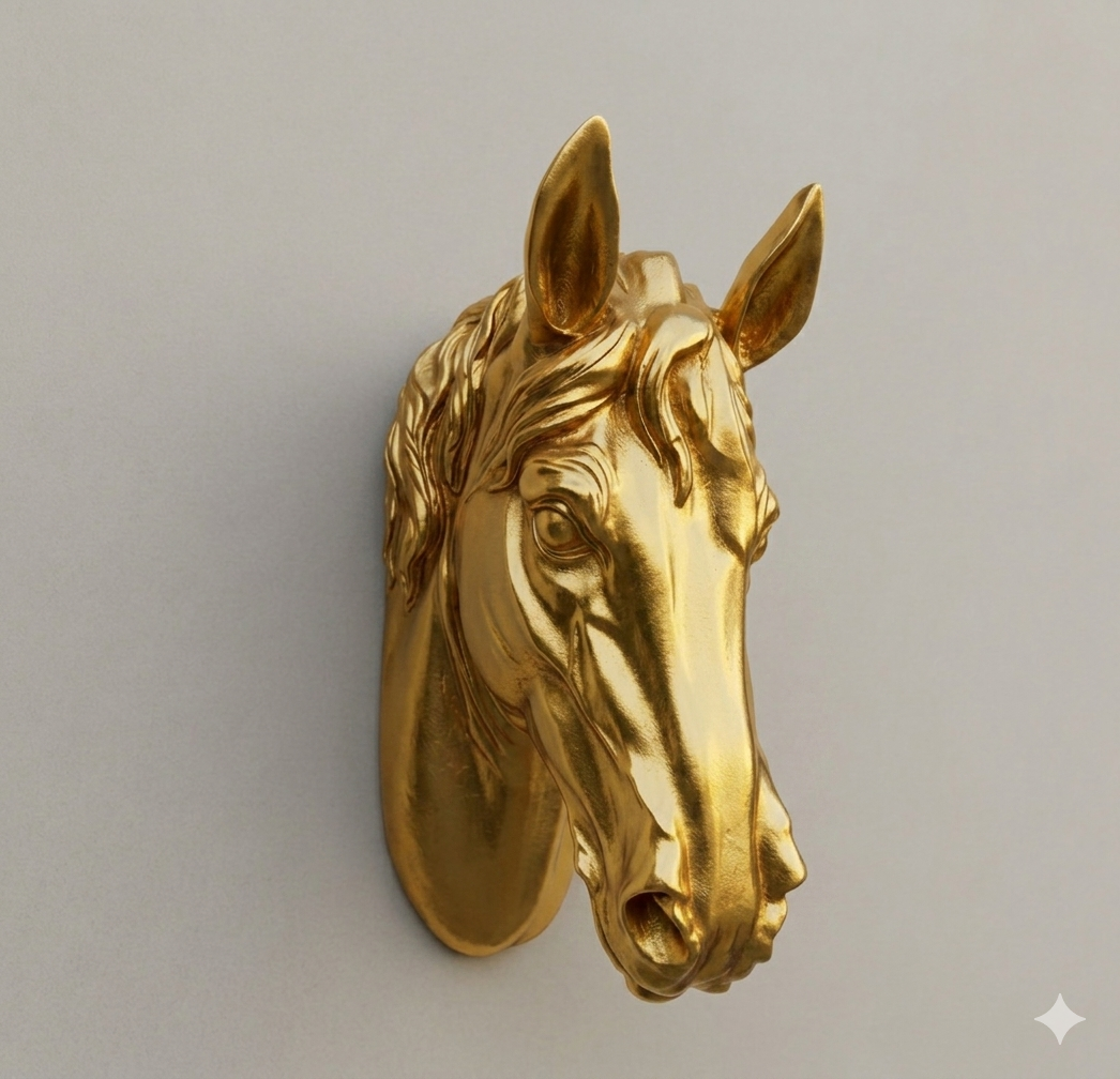 Horse head wall decor