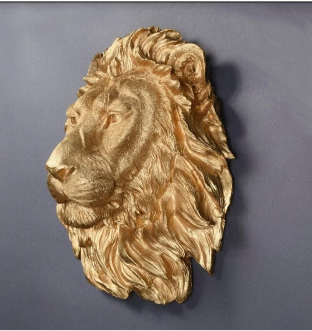 Wall decor lion head