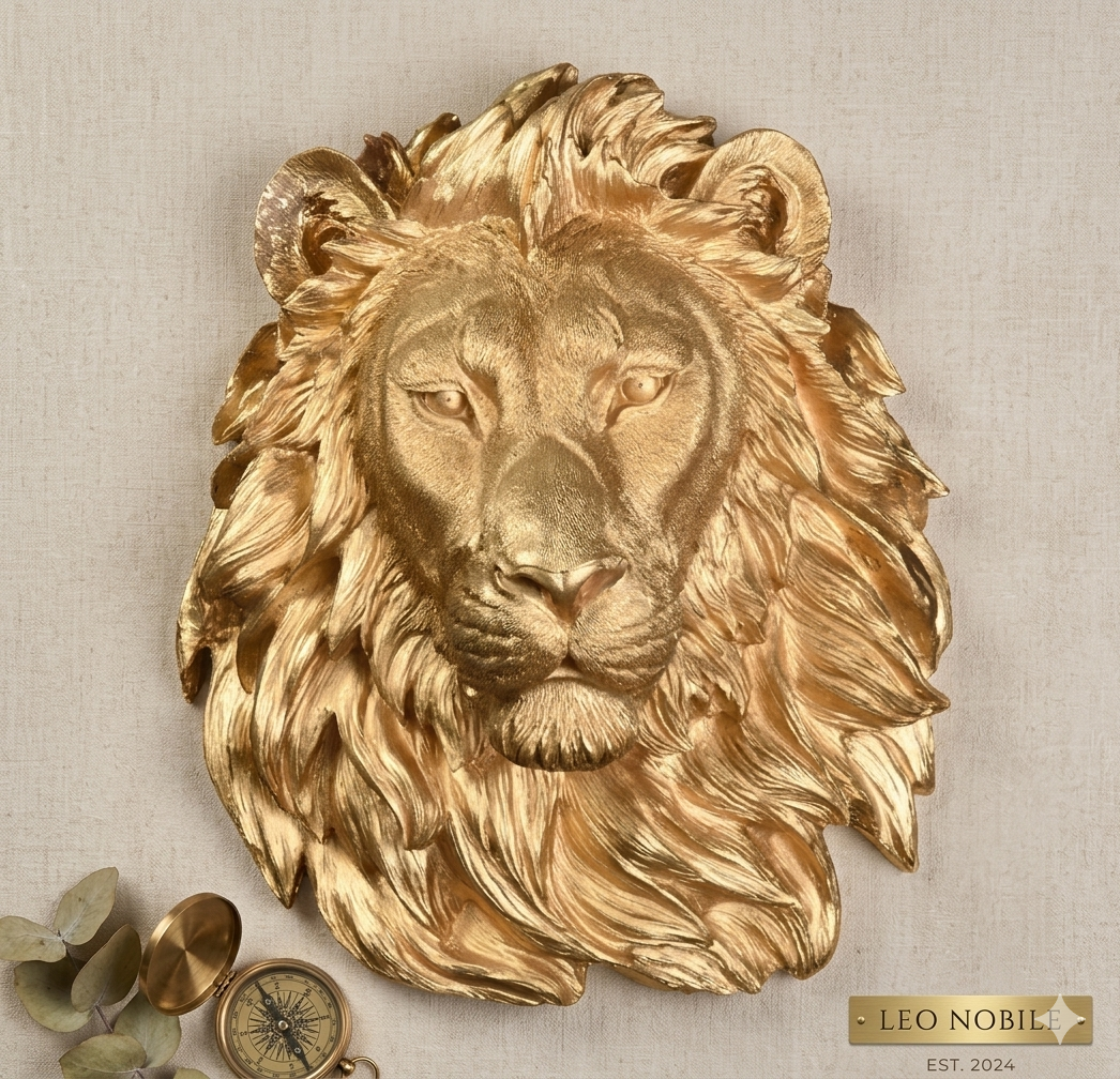 Wall decor lion head