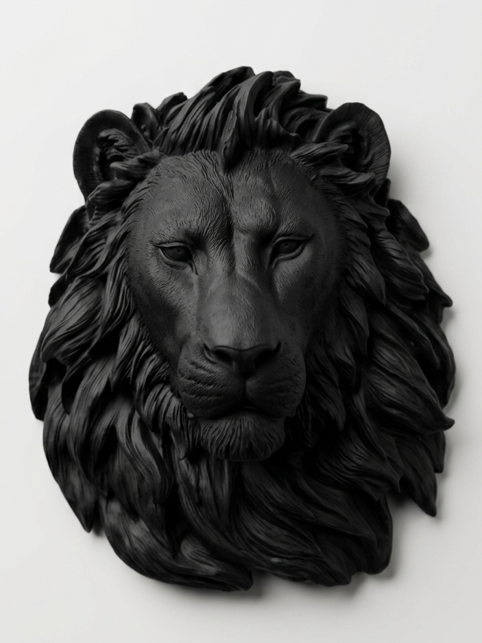 Wall decor lion head