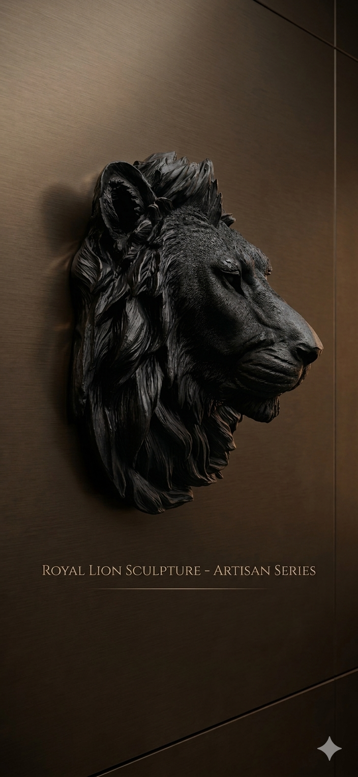 Lion Head Wall Decor✨️