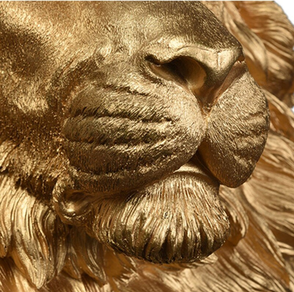Wall decor lion head